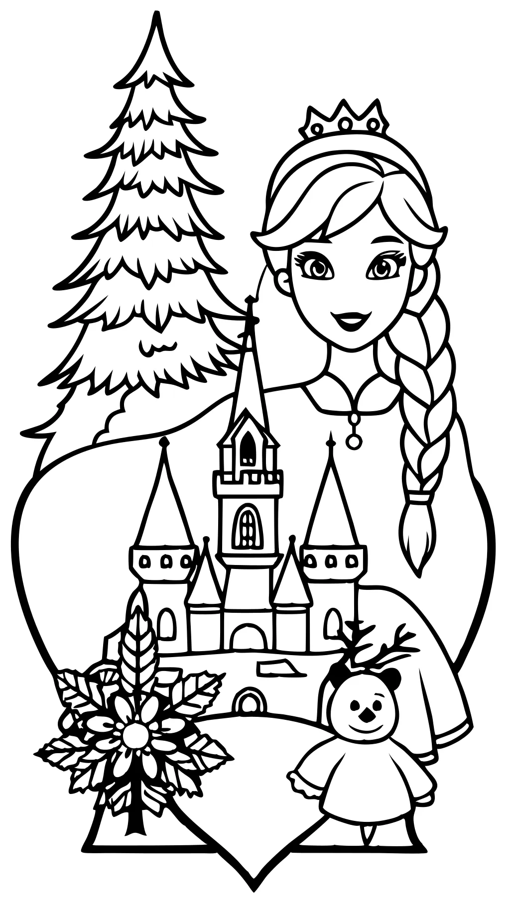 Páginas para colorear de Disney Frozen